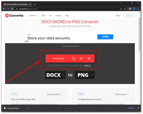 docpn|DOC (WORD) to PNG (Online & Free) — Convertio.